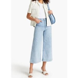 Triarchy Lone Ranger High-Rise Wide-Leg Jeans Light Wash Women’s Size 27 EUC